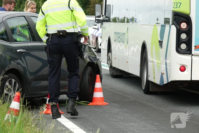 Vertraging na kop-staart botsing