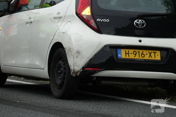 Vertraging na kop-staart botsing