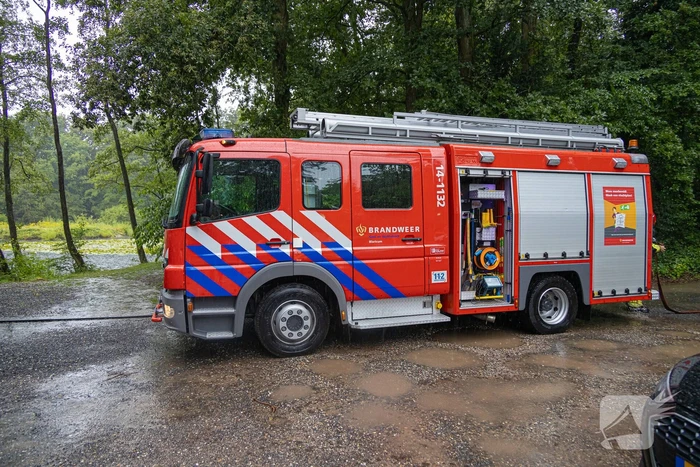 Gasbrander vat vlam bij restaurant