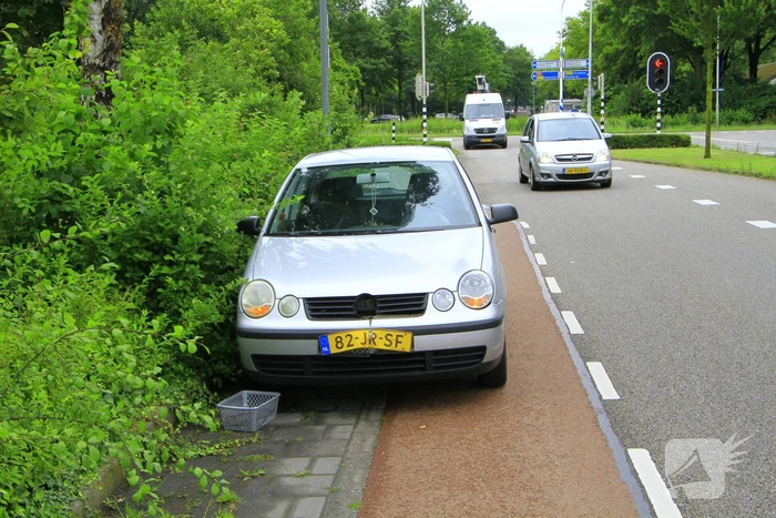 Schade na kop-staart aanrijding