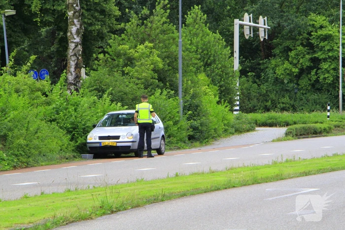 Schade na kop-staart aanrijding