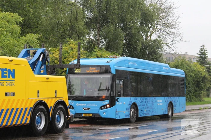 Stadsbus komt met pech te staan