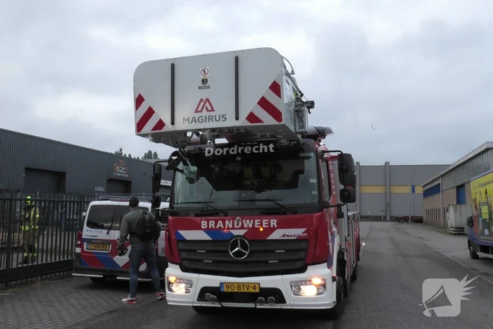 Brand snel geblust in bedrijfspand