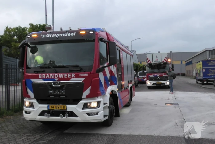Brand snel geblust in bedrijfspand