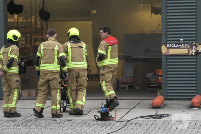 Brand snel geblust in bedrijfspand