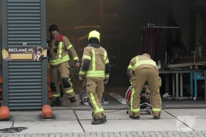 Brand snel geblust in bedrijfspand