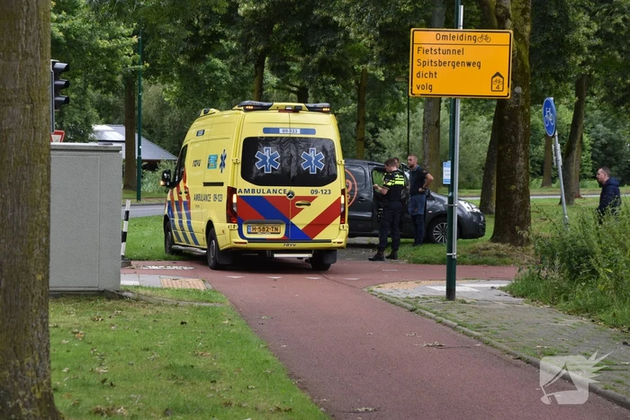 Bezorger onderuit bij eenzijdig ongeval met scooter