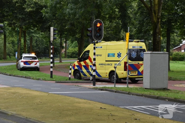 Bezorger onderuit bij eenzijdig ongeval met scooter