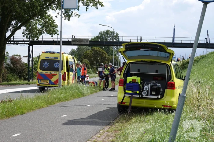 Wielrenner gewond na valpartij