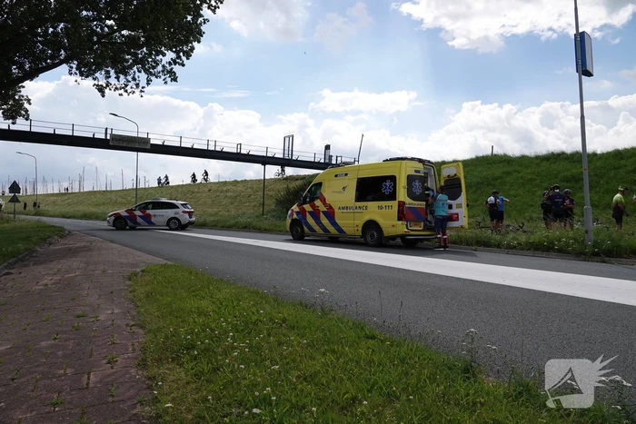 Wielrenner gewond na valpartij