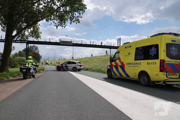 Wielrenner gewond na valpartij