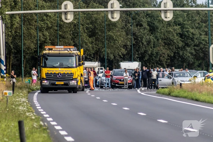 Meerdere voertuigen betrokken bij aanrijding