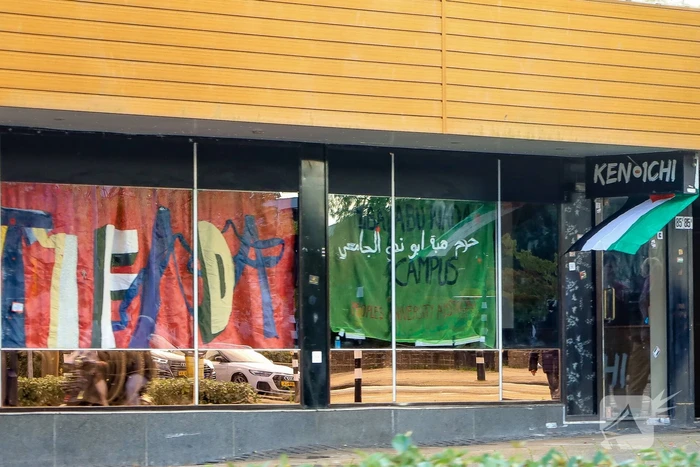 Pro palestijnen kraken bedrijfspand