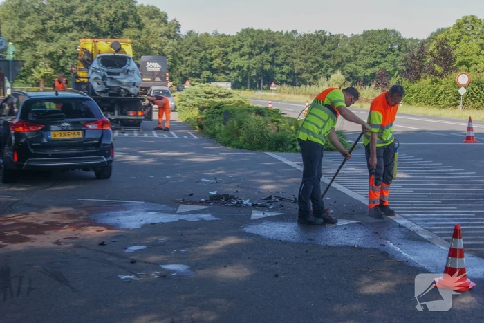 Meerdere voertuigen betrokken bij kettingbotsing