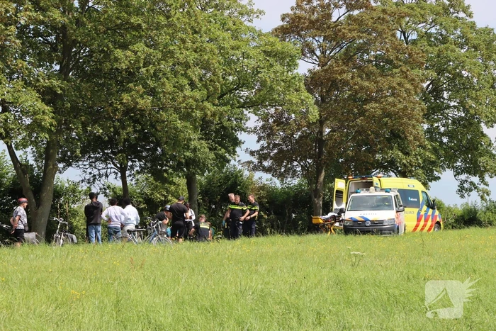 Fietser gewond na val