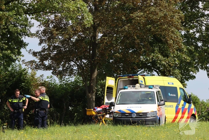 Fietser gewond na val
