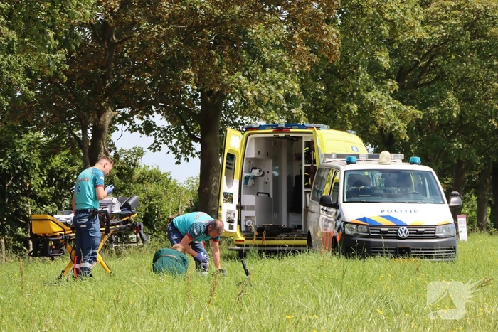 Fietser gewond na val