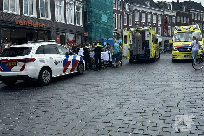 Fietser gewond bij aanrijding met scooterrijder