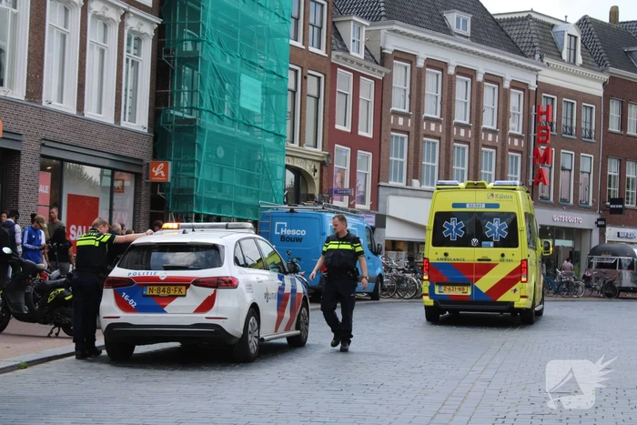 Fietser gewond bij aanrijding met scooterrijder