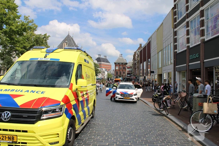 Fietser gewond bij aanrijding met scooterrijder