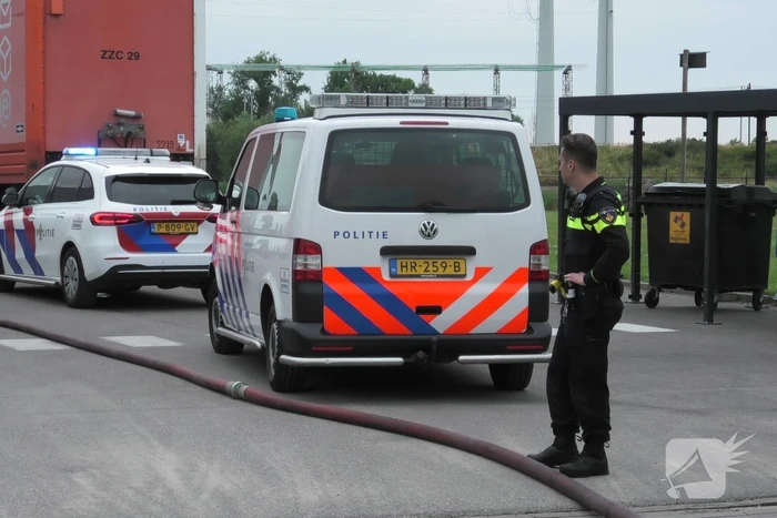 Grote brand in uiendroogmachine