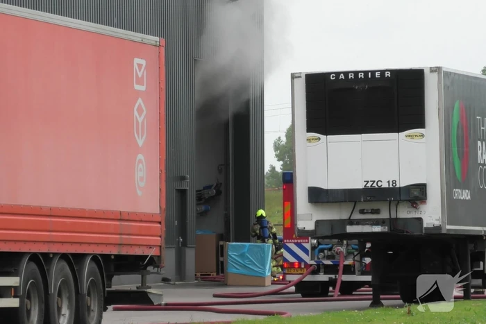 Grote brand in uiendroogmachine