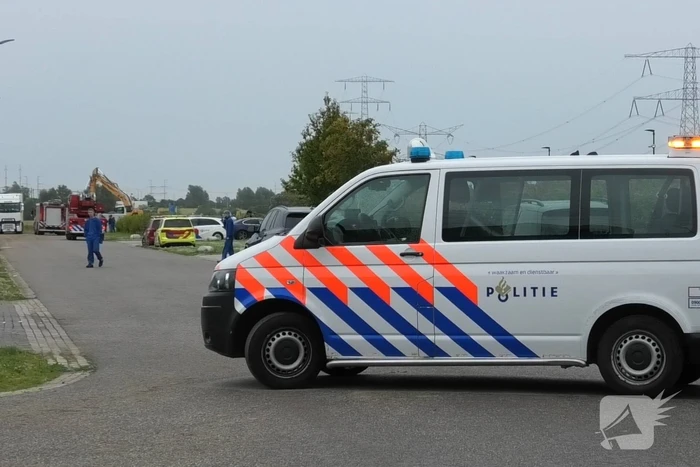 Grote brand in uiendroogmachine