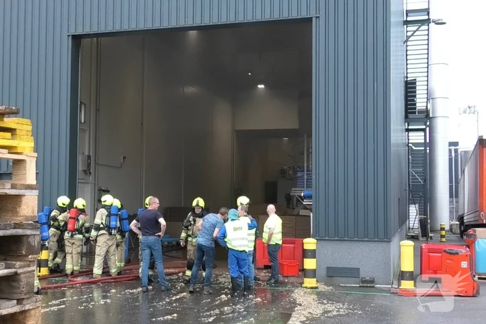 Grote brand in uiendroogmachine