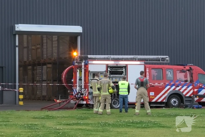 Grote brand in uiendroogmachine