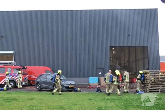 Grote brand in uiendroogmachine