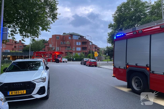 Elektrische fiets in brand op vierde etage