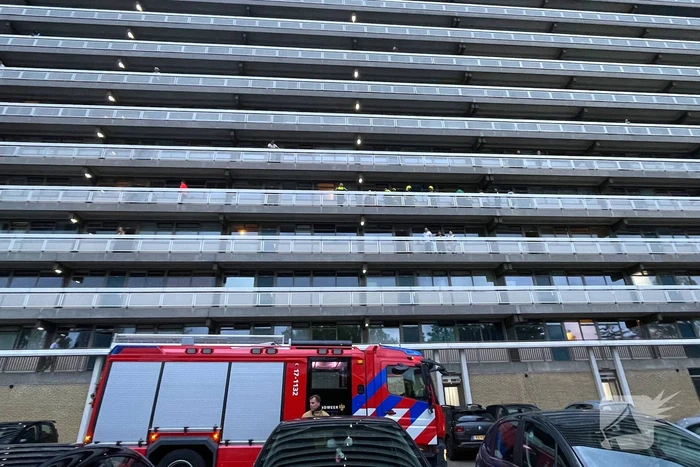Elektrische fiets in brand op vierde etage