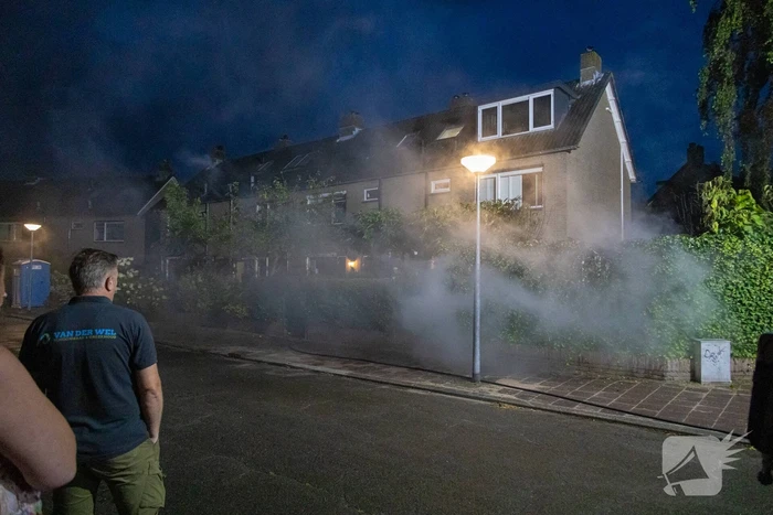 Uitslaande brand in schuur van woning