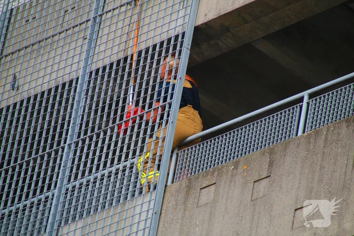 Brandweer ingezet voor vastzittende kraai