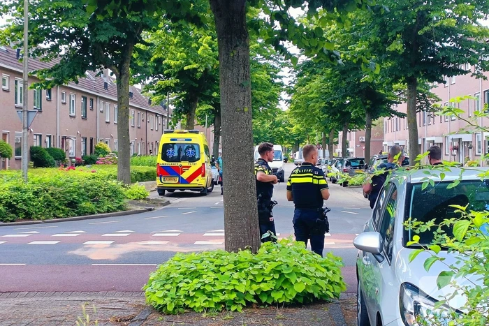 Aanrijding tussen fietser en scooter