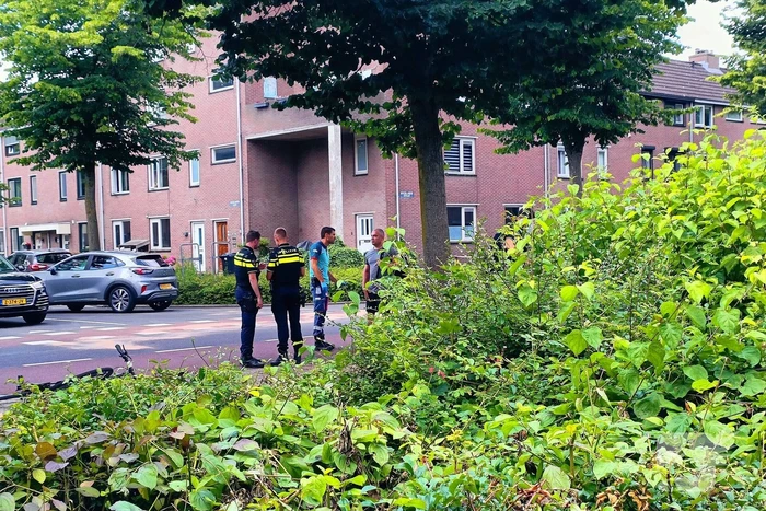 Aanrijding tussen fietser en scooter