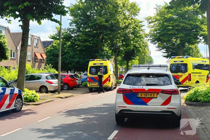 Aanrijding tussen fietser en scooter
