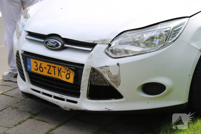 Flinke schade bij aanrijding met auto