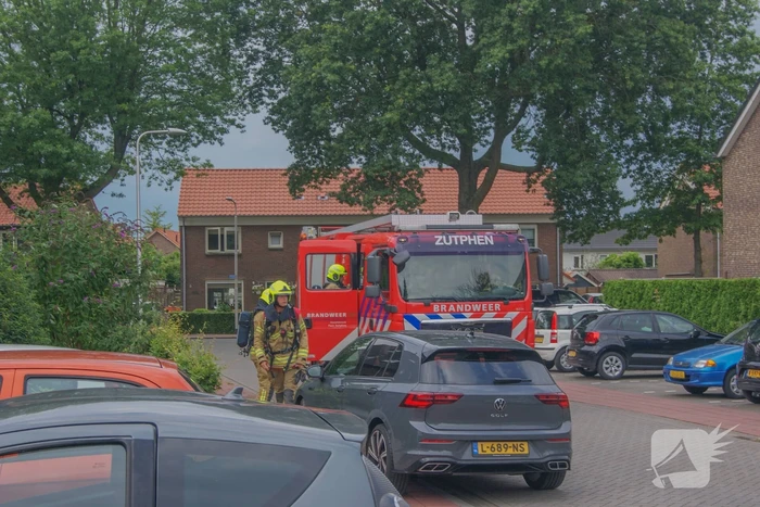 Steekvlam in keuken, buurman blust
