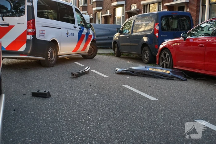 Grote schade na aanrijding met motorrijder