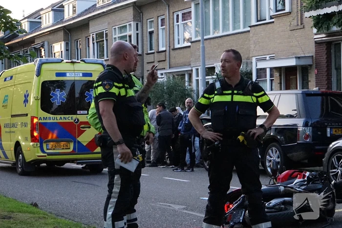 Grote schade na aanrijding met motorrijder