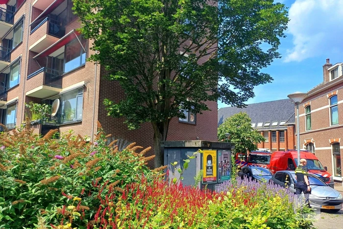 Voorbijganger ontdekt brand in flat