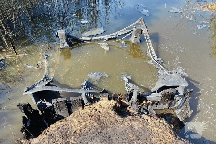 Steiger vat vlam in buitengebied