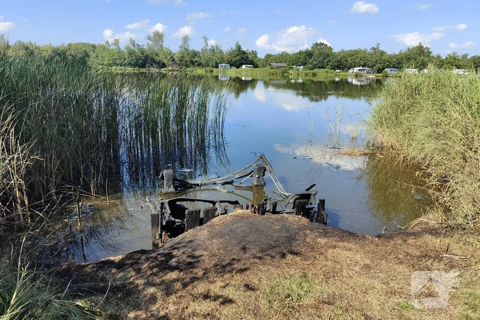 Steiger vat vlam in buitengebied