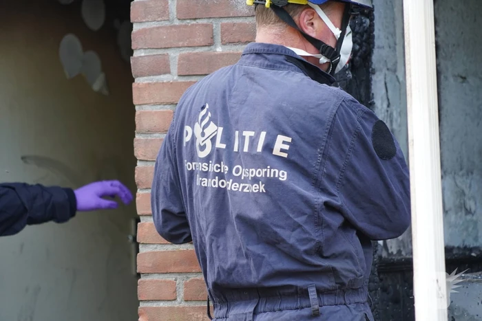 Aanhouding bij grote brand in woning