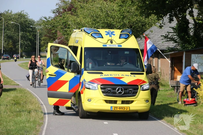 Fietser zwaargewond na ongeval