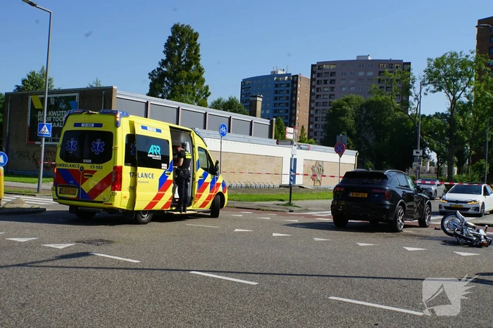 Motorrijder gewond na ongeval met auto