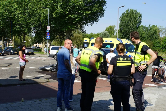 Motorrijder gewond na ongeval met auto