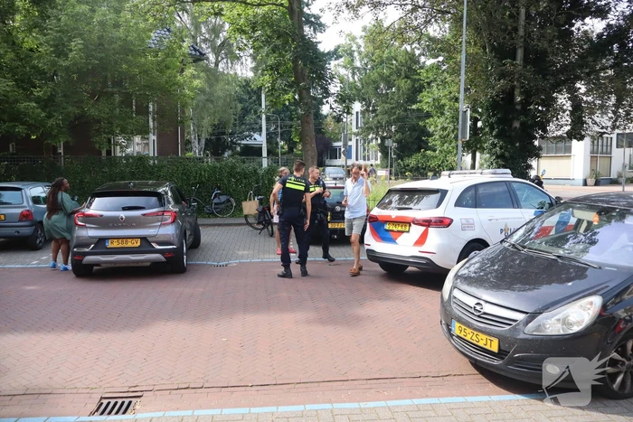 Fietser aangereden op parkeerplaats
