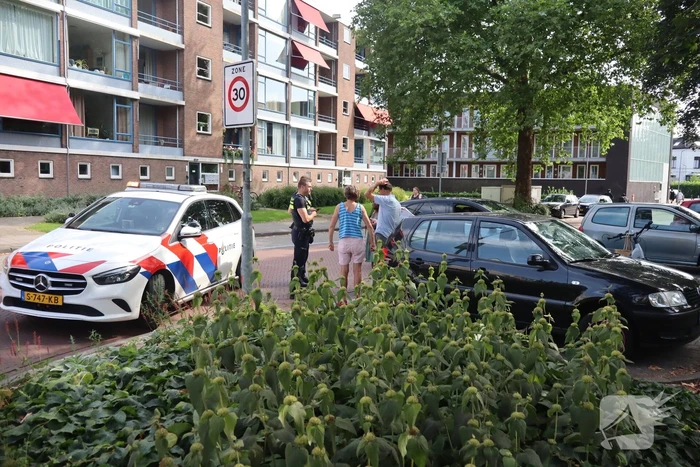 Fietser aangereden op parkeerplaats